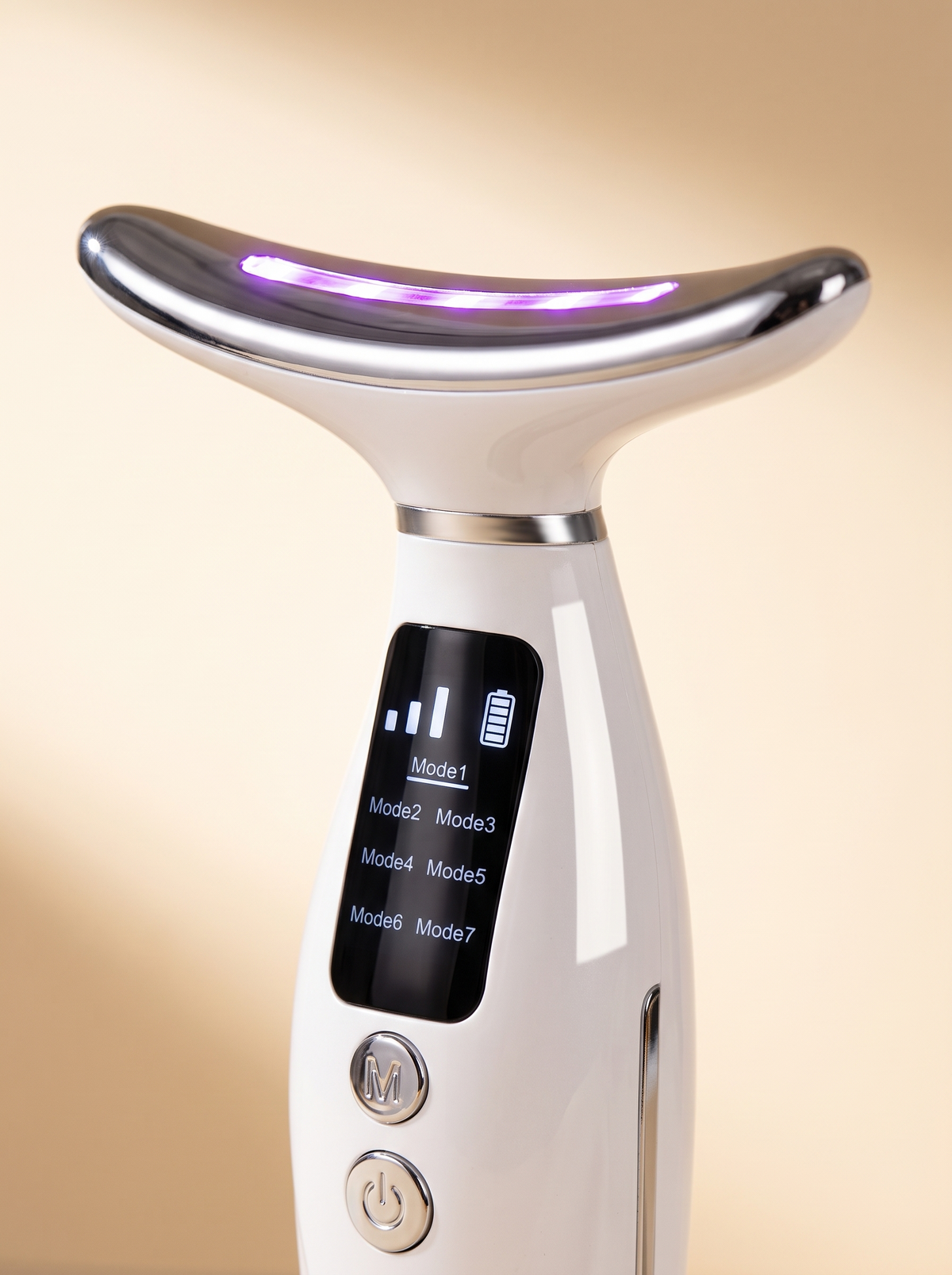 Velora Neck Sculptor — LED Light Therapy Neck & Décolletage Lifting Wand