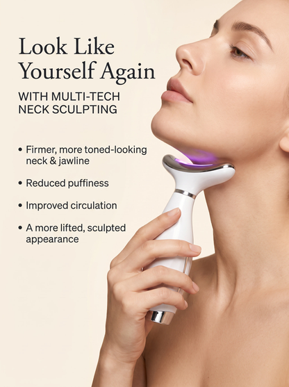 Velora Neck Sculptor — LED Light Therapy Neck & Décolletage Lifting Wand