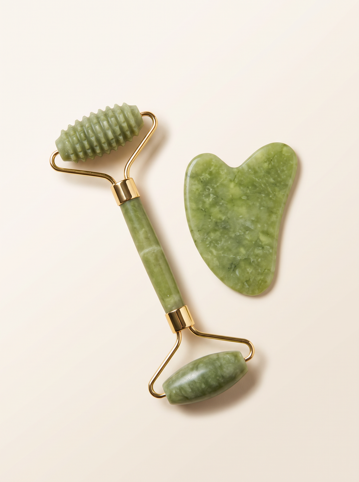 Velora Jade Ritual Set — Facial Sculpting Tool Collection