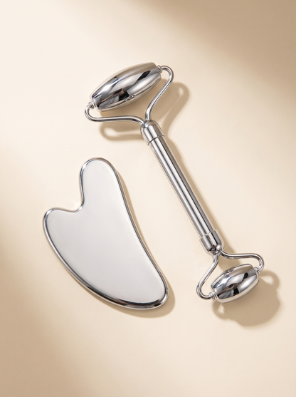 Velora Stainless Steel Ritual Set — Facial Sculpting Tool Collection