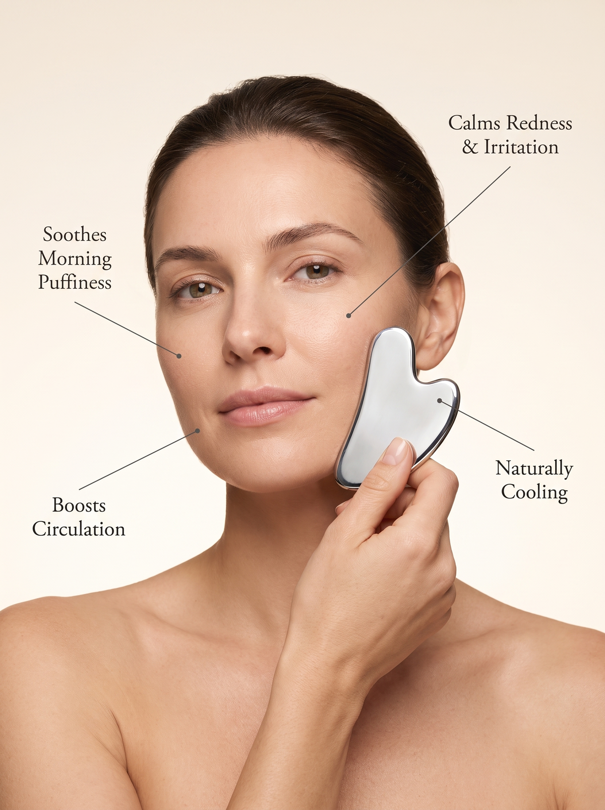 Velora Stainless Steel Ritual Set — Facial Sculpting Tool Collection